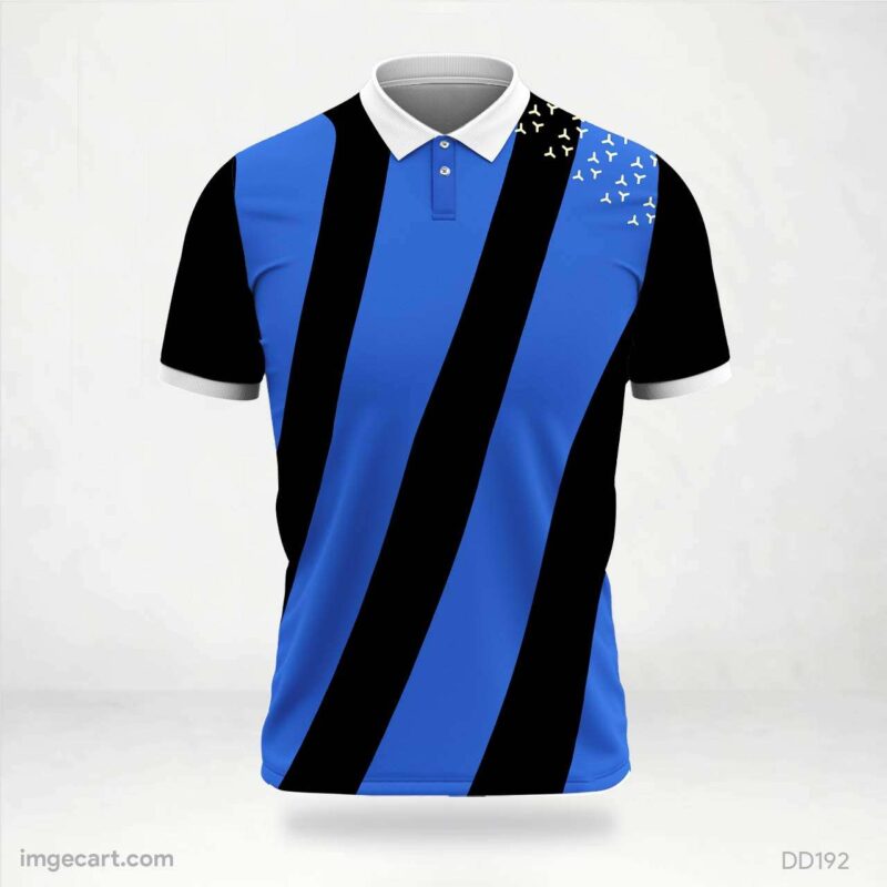 Aqua Hex Jersey Design