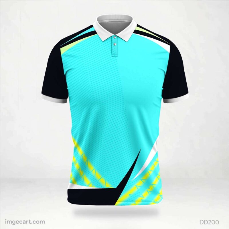 Aqua Fragment Jersey Design