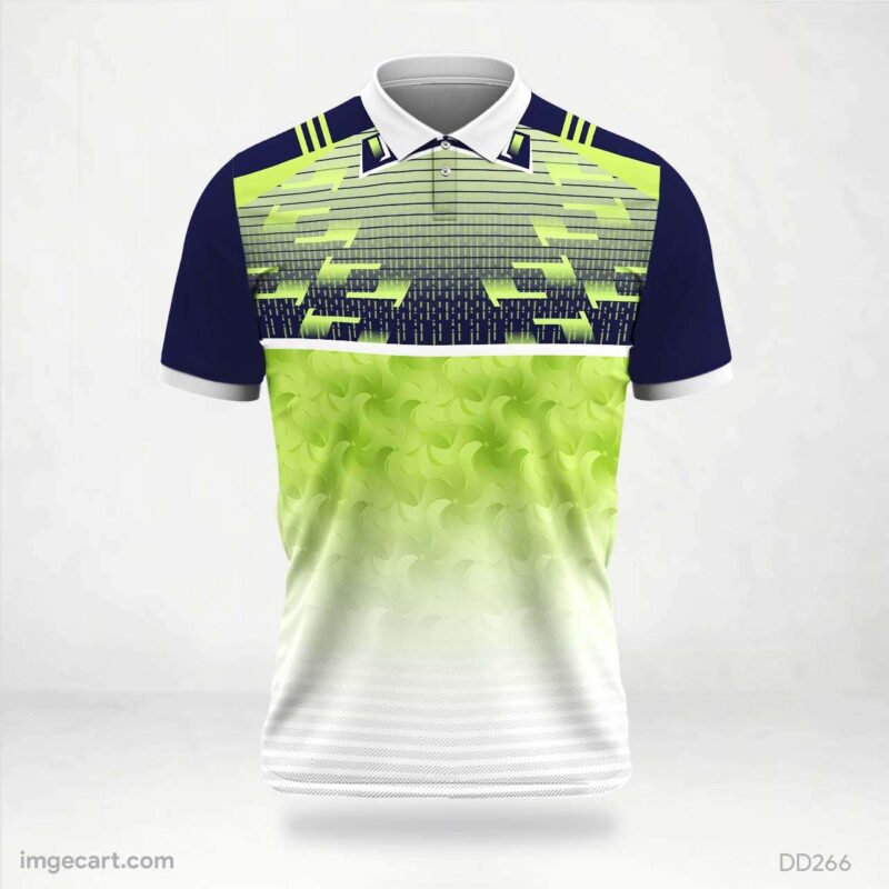Black and Green Abstract Jersey Design