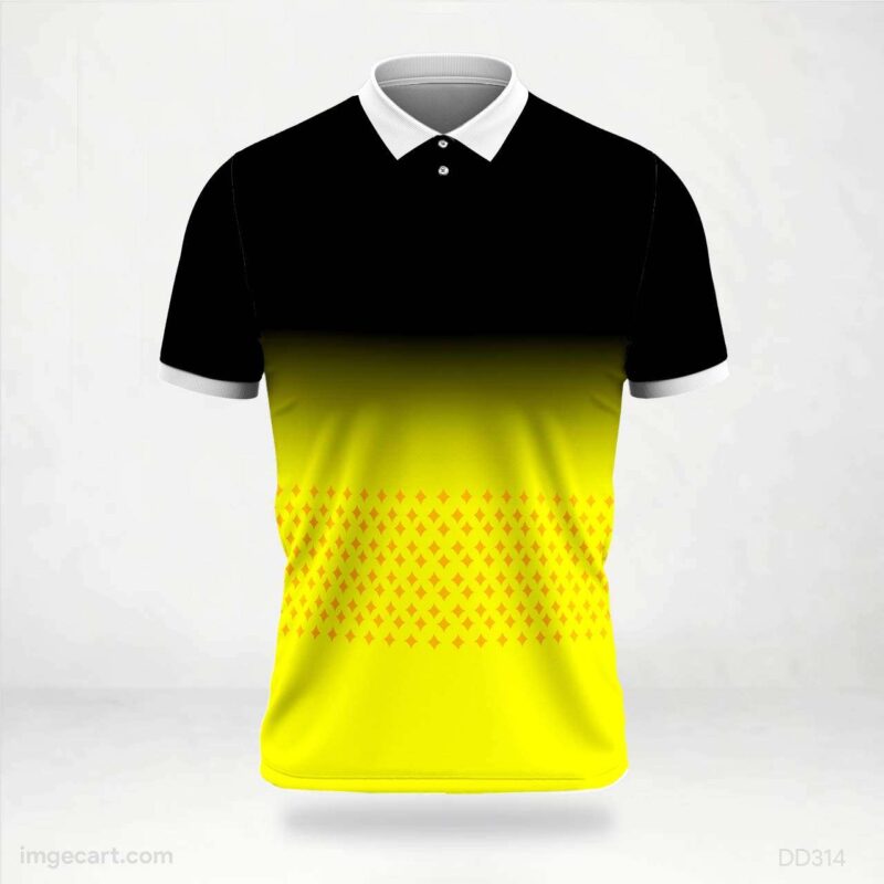 Black and Yellow Fade Jersey design
