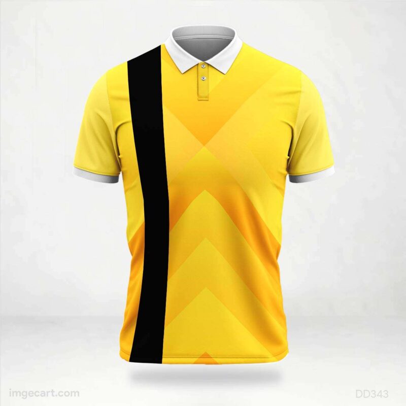Yellow and Black Modern Jersey design