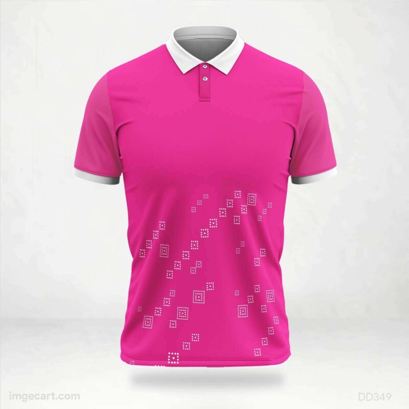 Solid Pink Pattern Jersey design