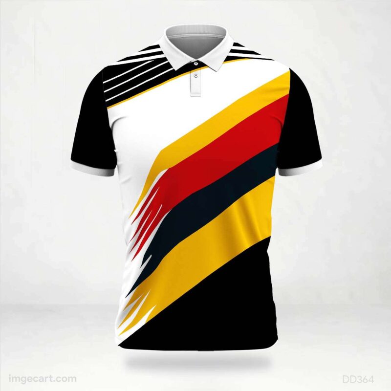 German Flag Inspired Jersey design