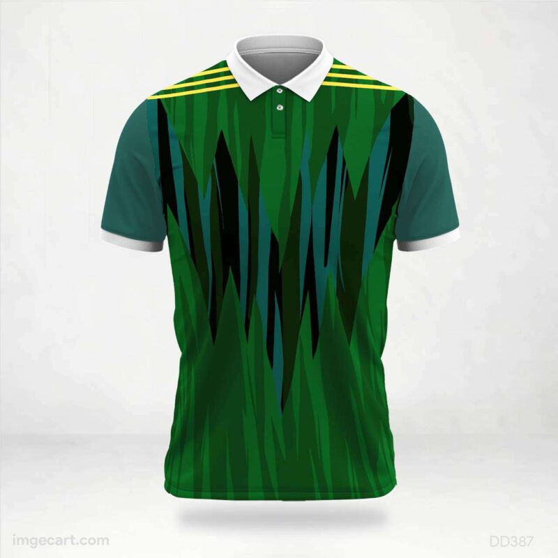 Green and Yellow Stripe Jersey