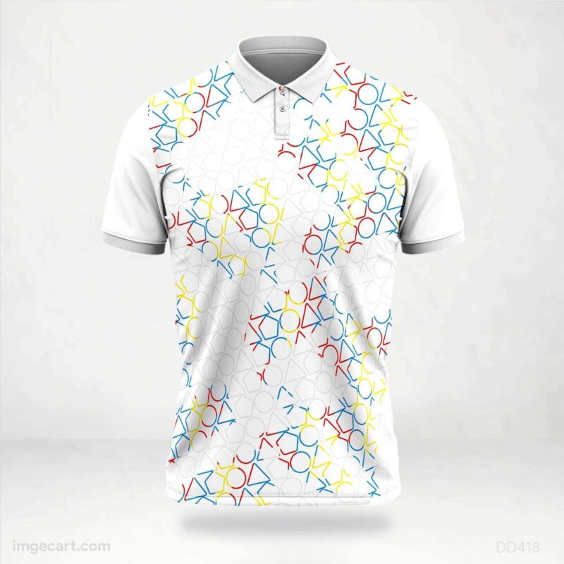 Colorful Shapes Jersey Design