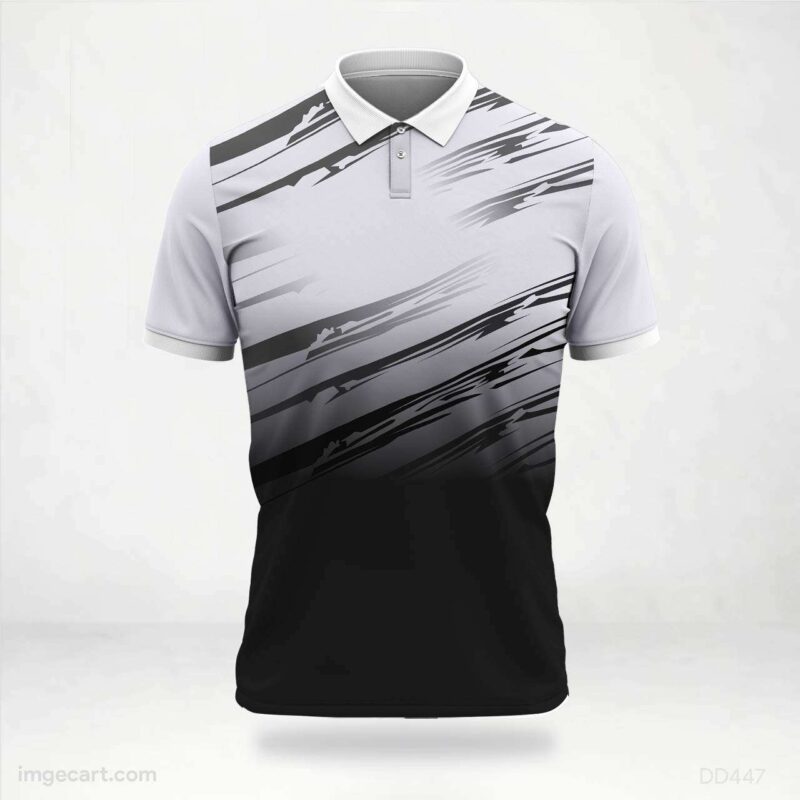 Grey and Black Fade Jersey Design