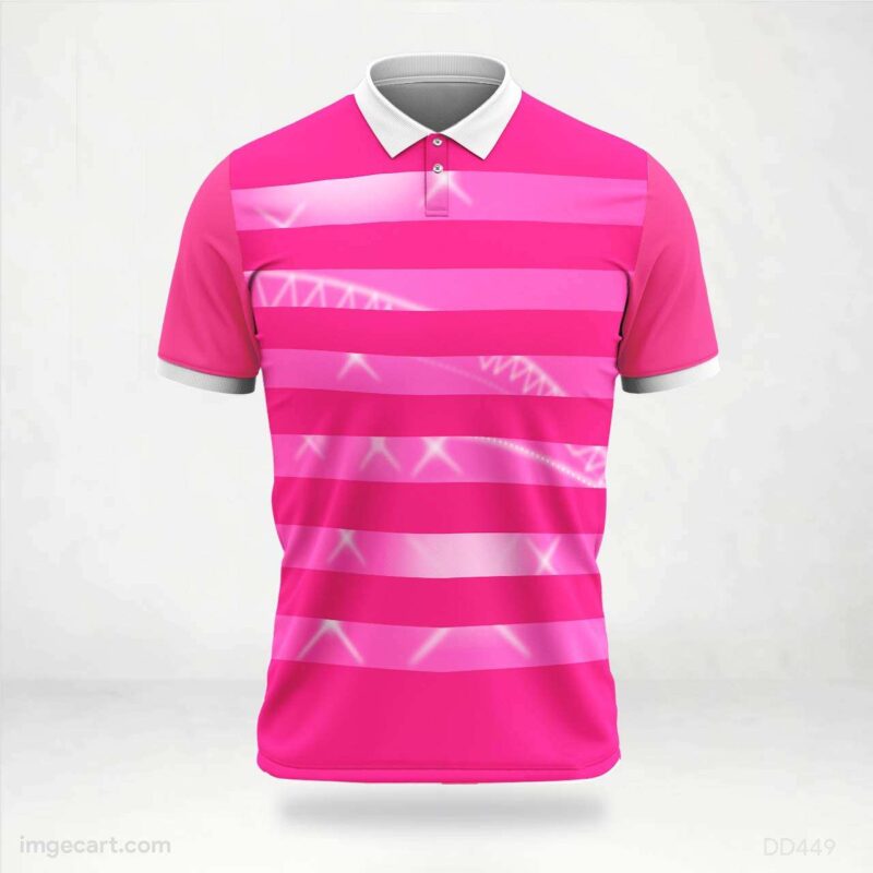 Pink Stripes Jersey Design