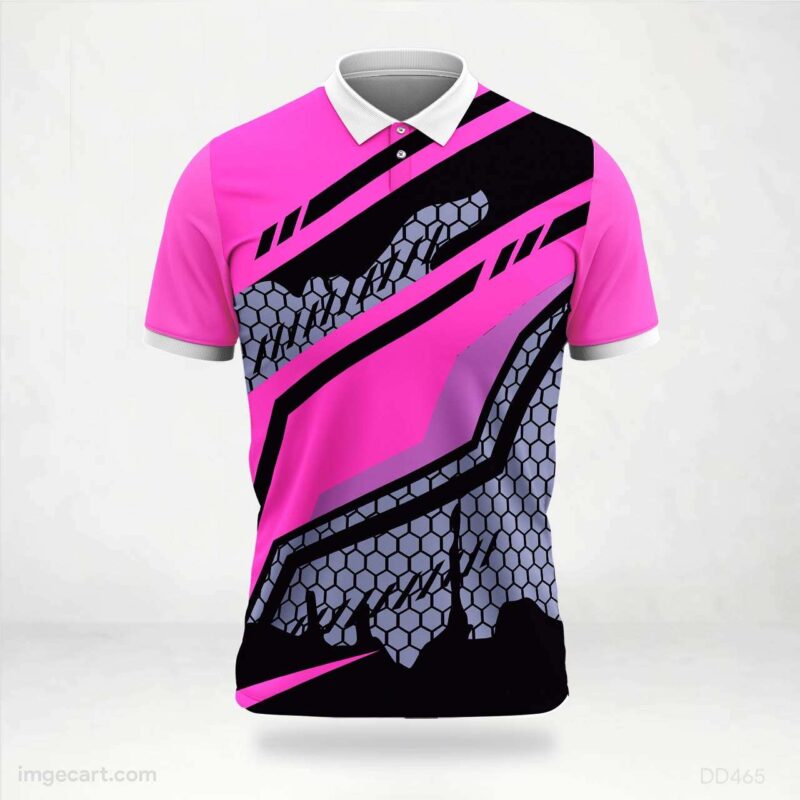 Purple and Green Tribal Jersey Design