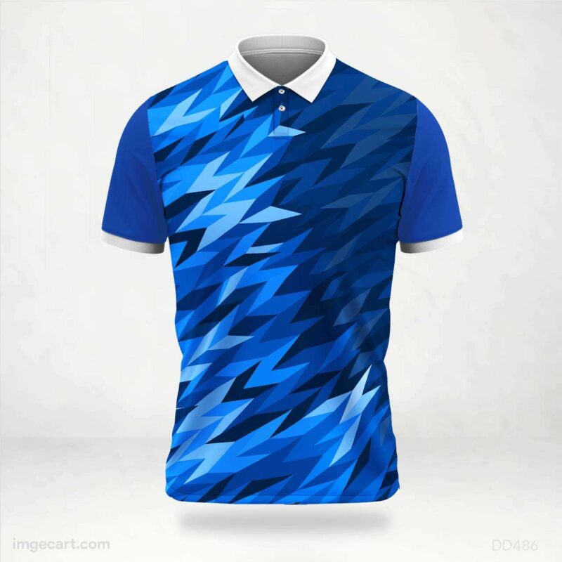 Light Green Abstract Pattern Jersey Design