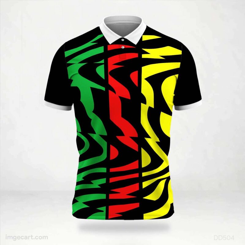 Rasta Colors Jersey Design