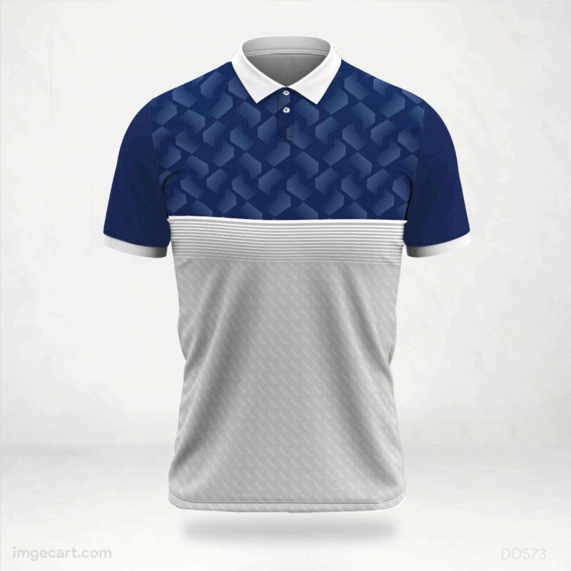 Pink and Blue Abstract Jersey Design