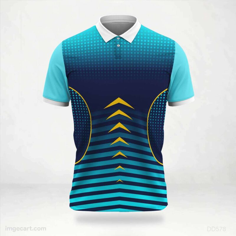 Blue and Yellow Jersey Design