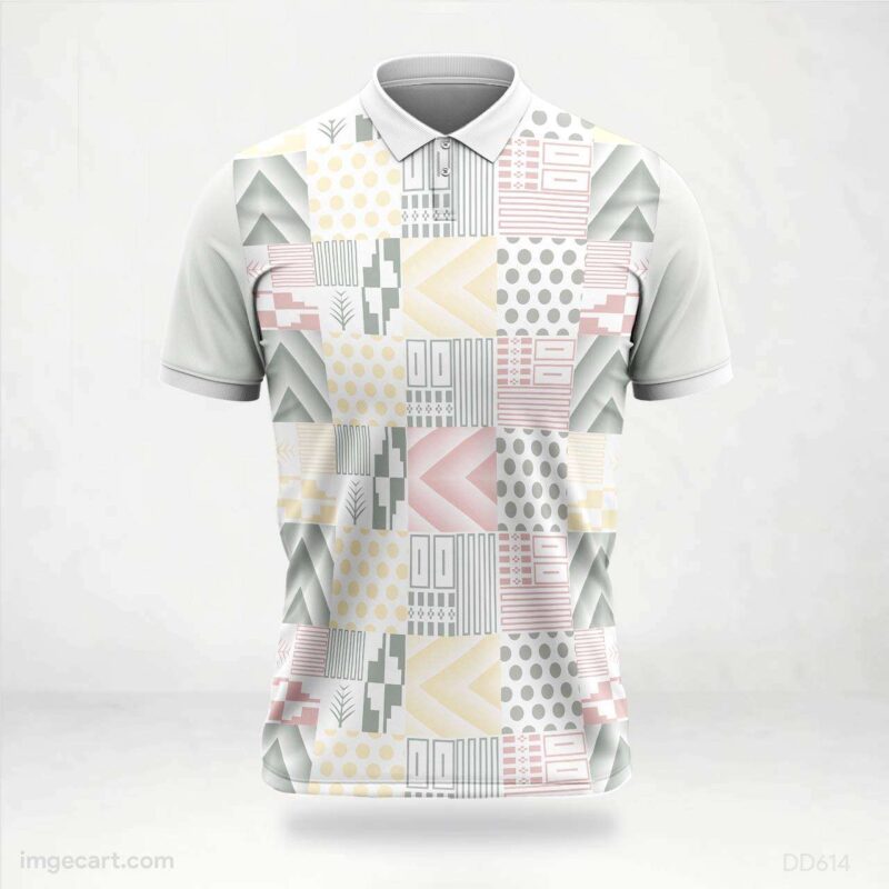 Multicolor Patchwork Jersey Design