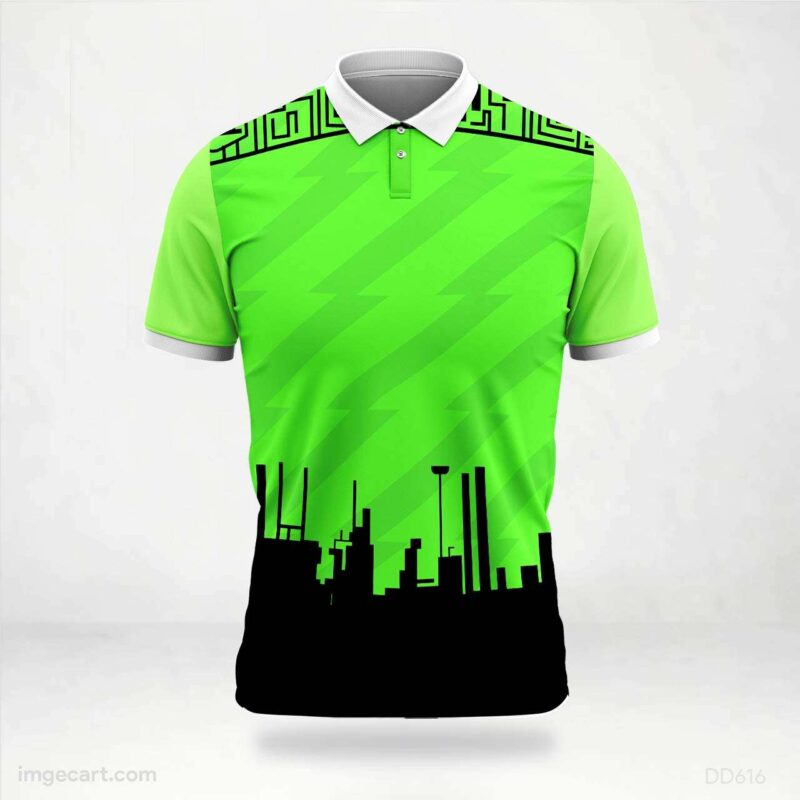 Green and Black Jersey design