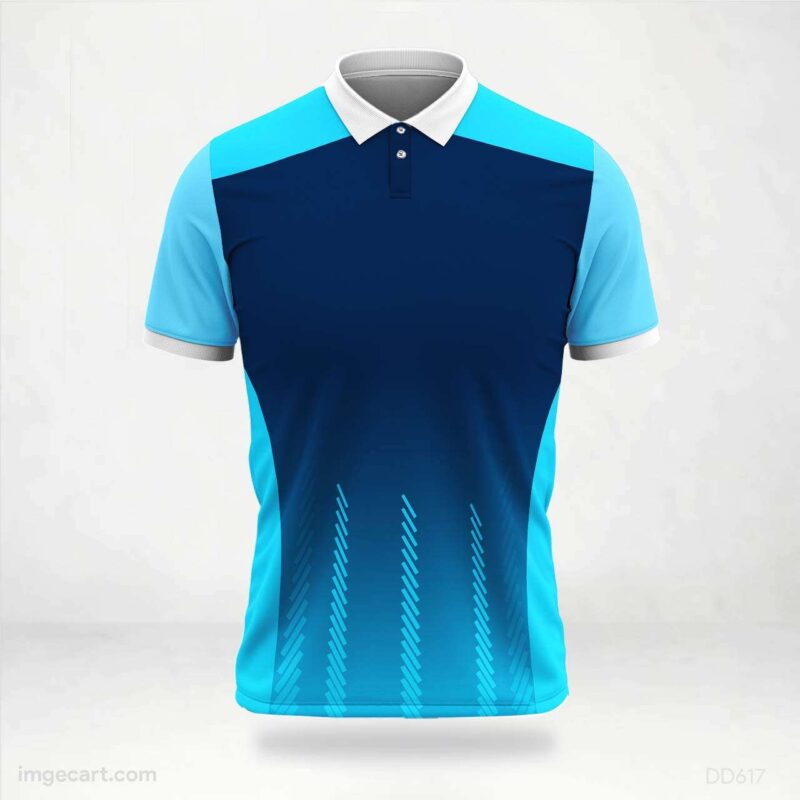 Blue Gradient Jersey design