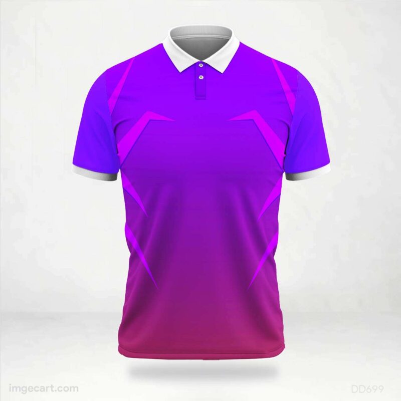 Purple Gradient Jersey design