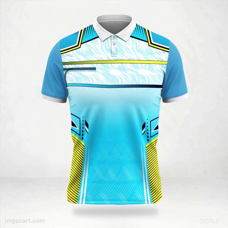 Black, Red, and White Modern Jersey Design