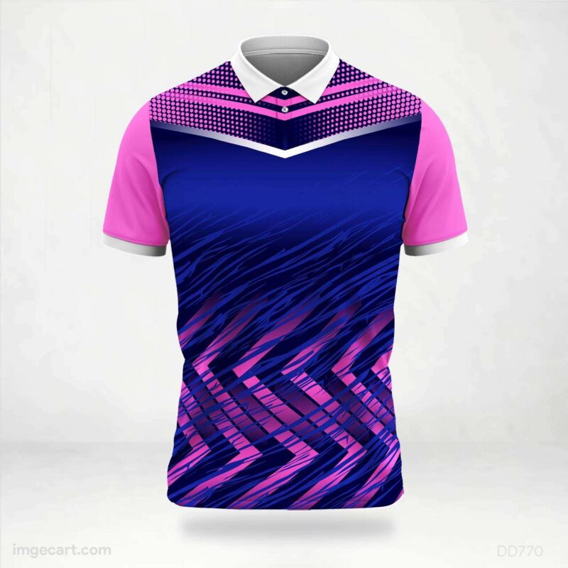 Purple and Blue Jersey Design