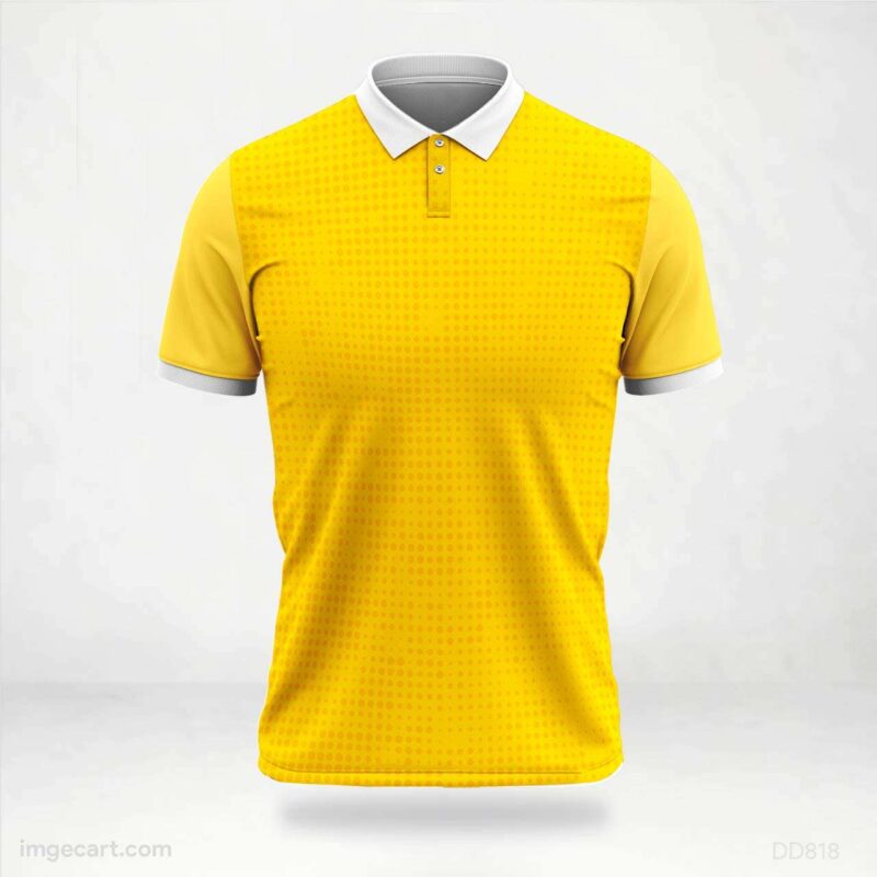 Solid Yellow Texture Jersey design