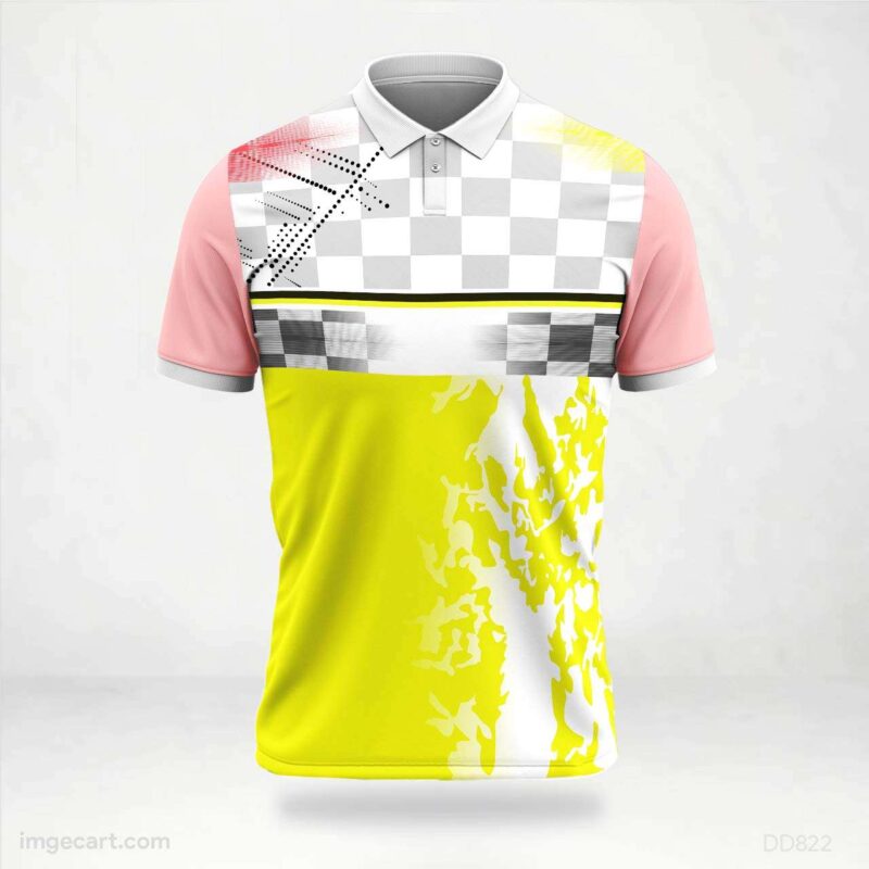 Checkerboard and Splash Jersey design