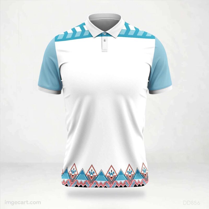 Red and Blue Jersey Design