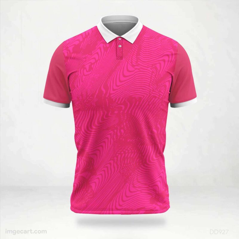Pink Abstract Jersey Design