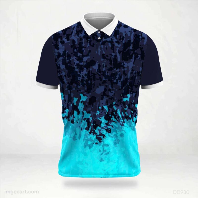 Dark Blue and Blue Jersey