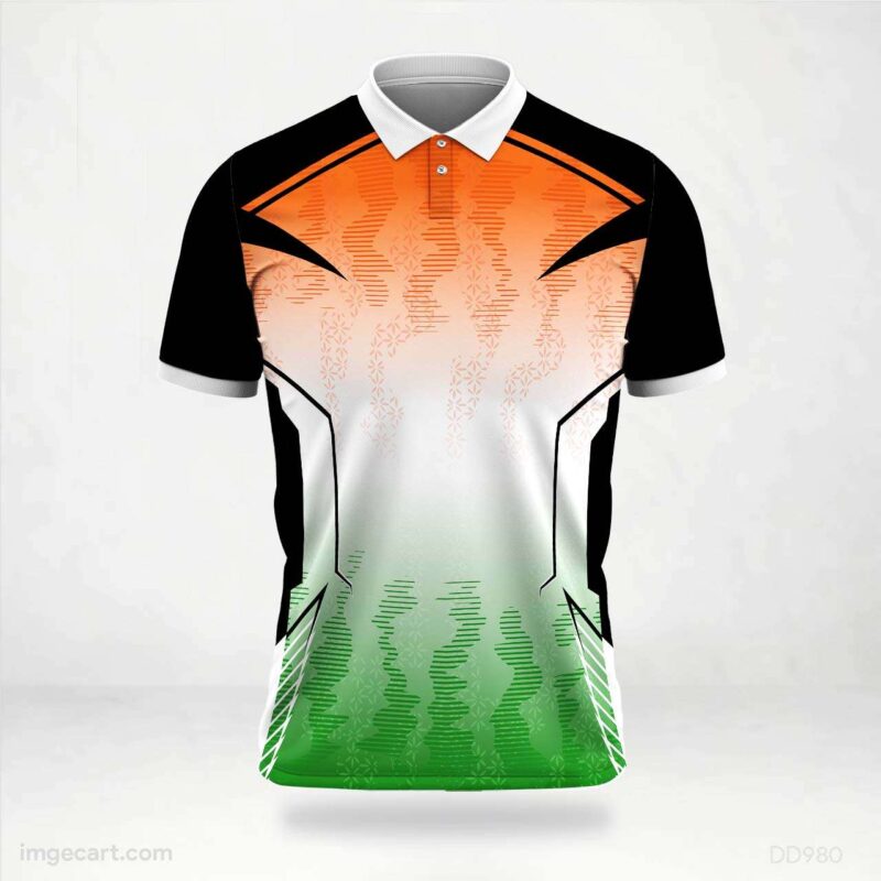 India Tricolor Jersey Design