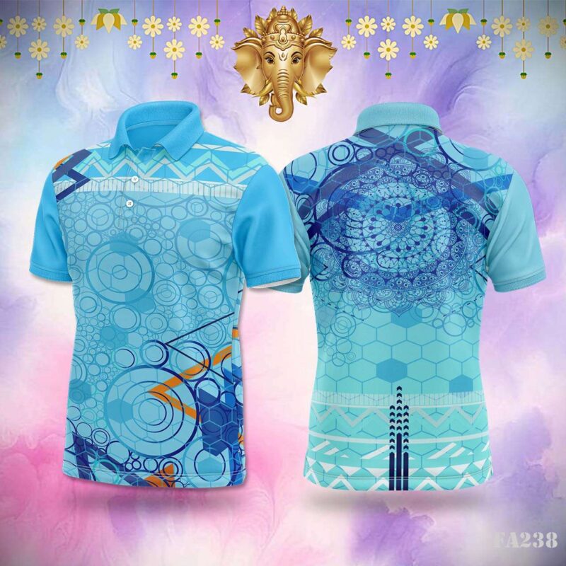 Geometric Ocean Festivals Jersey Design
