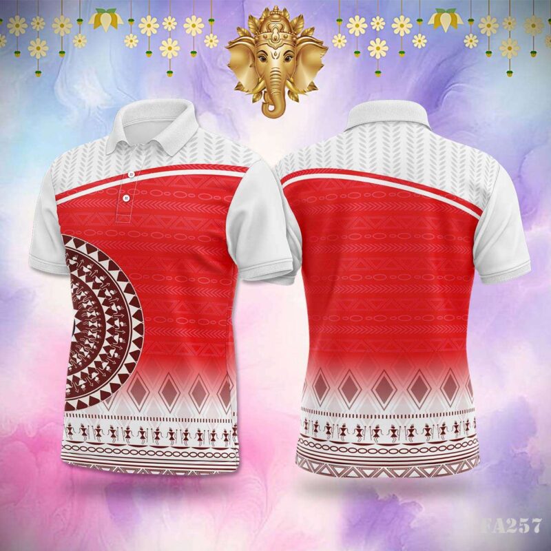 Warli Medallion Festivals Jersey Design