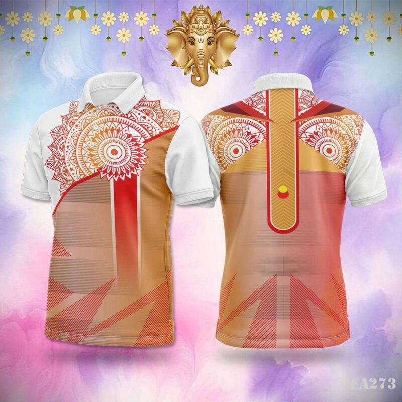 Geometric Cascade Festivals Jersey Design