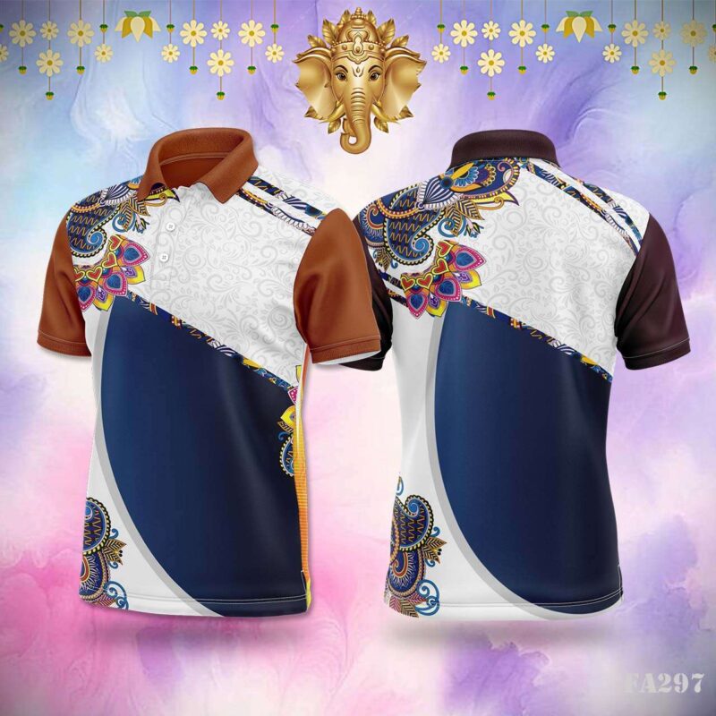 Festive Paisley Pattern Jersey Design