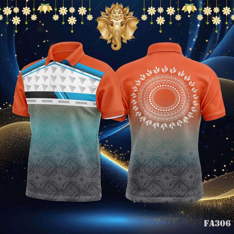Abstract Geometric Sportswear Festival Jersey Design