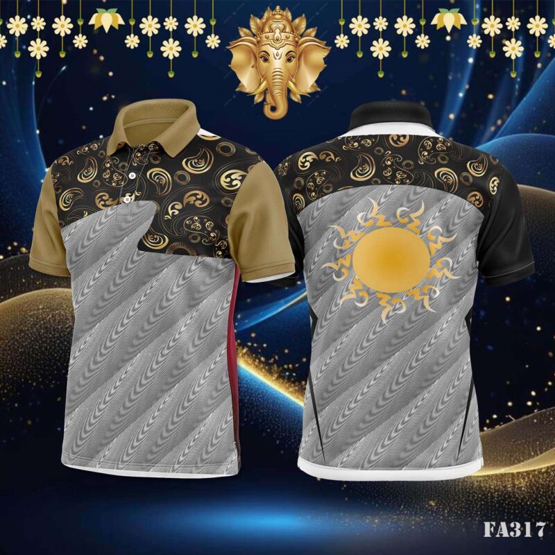 Paisley Diagonal Stripes Jersey Design.