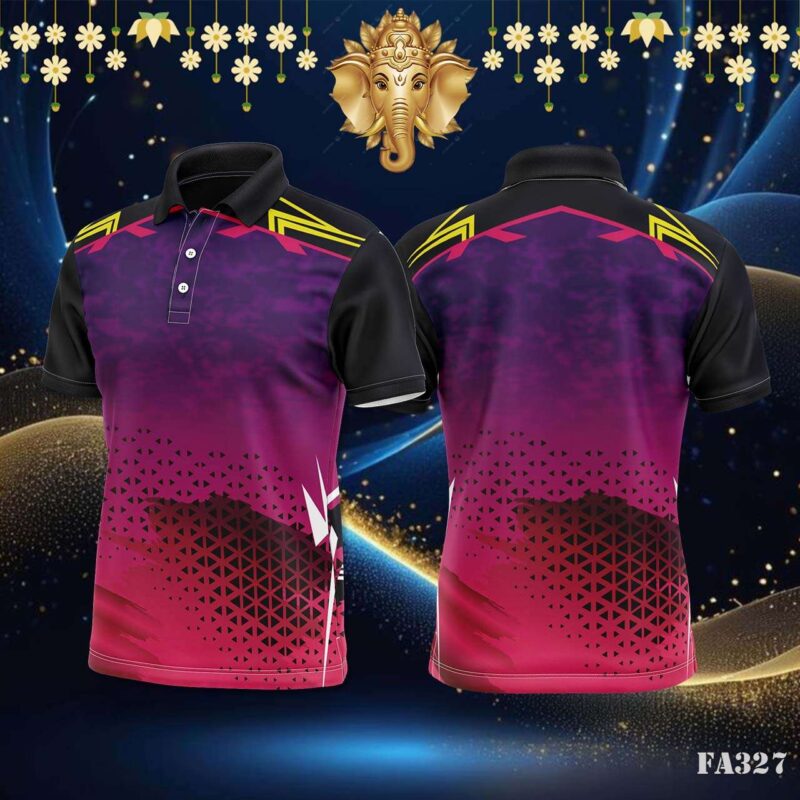 Gradient Geometric Grunge Sportswear Jersey Design.