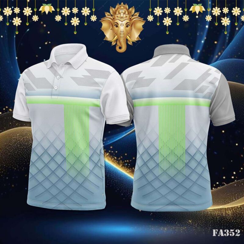 Geometric Laser Grid Sportswear Jersey Design.