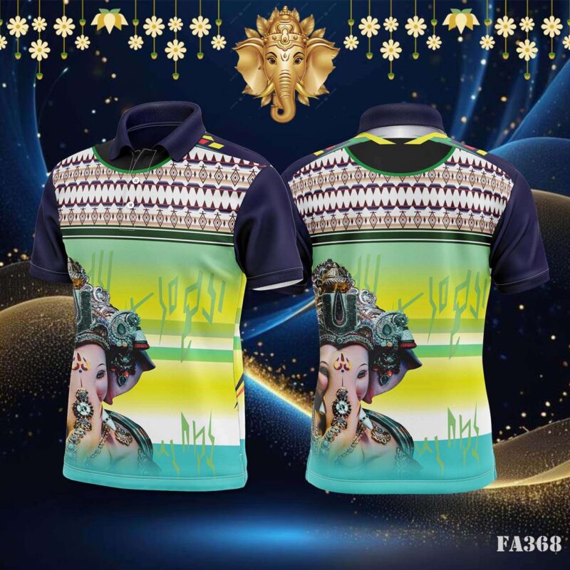 Ganesha Deity Abstract Sportswear Jersey Design.