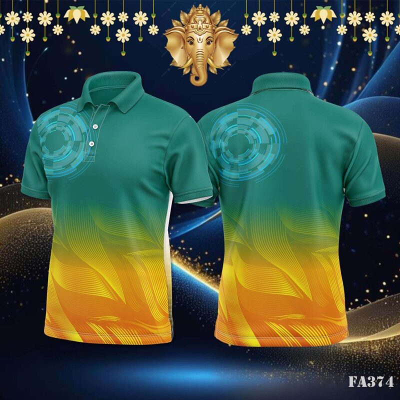 Dynamic Tech Horizon Jersey Design.