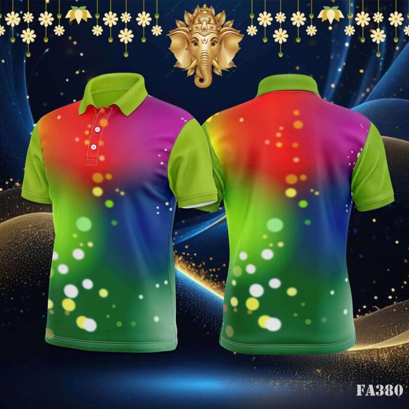 Bokeh Effect Rainbow Jersey Design.