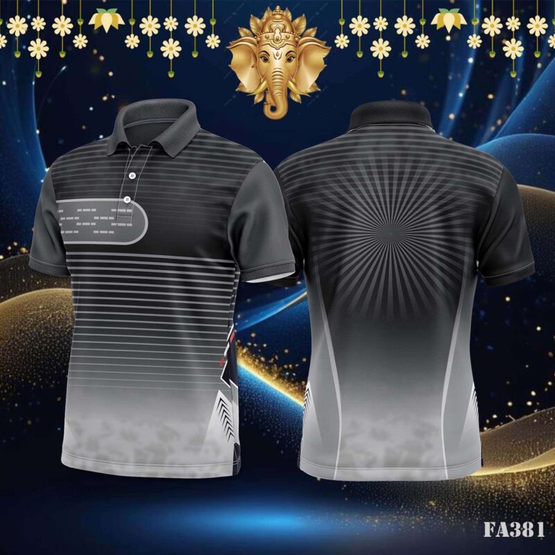 Cybernetic Chevron Sportswear Jersey Design.