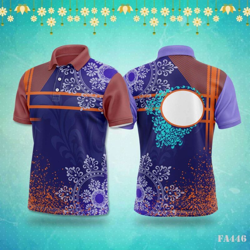 Tribal Paisley Sportswear Jersey Design.
