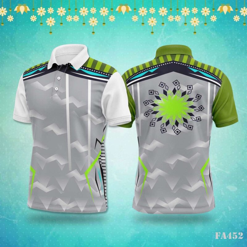 Cyan Ganesha Gradient Background Jersey Design.