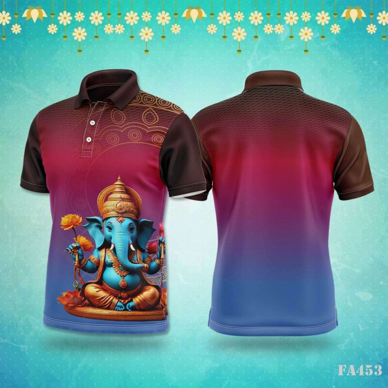 Brown Halftone Grunge Pattern Jersey Design.