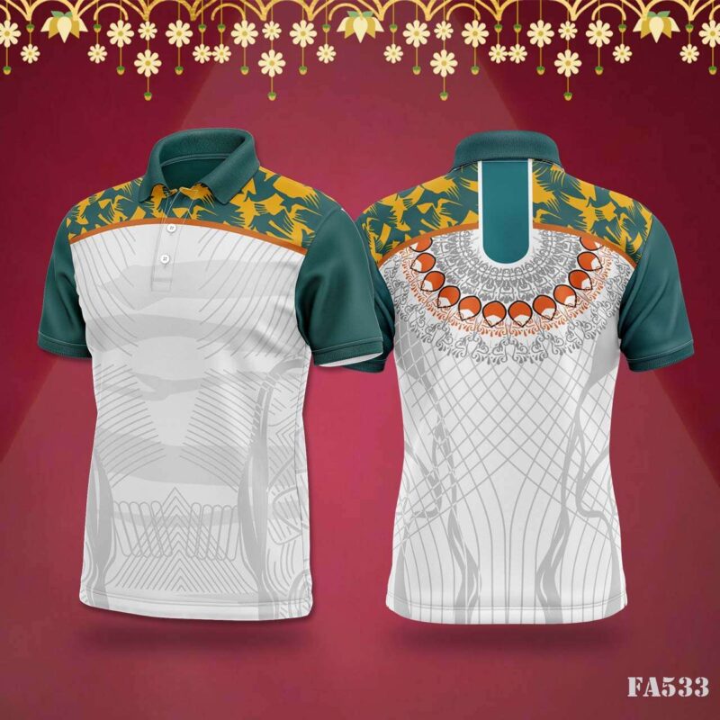 Black & Blue Flame Burst Jersey with Festival Vibes