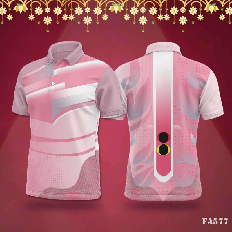 Pink Waves & Gradients Jersey