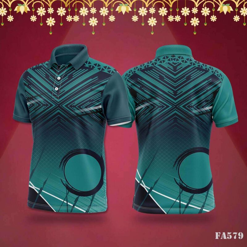 Angular Motion Teal Jersey