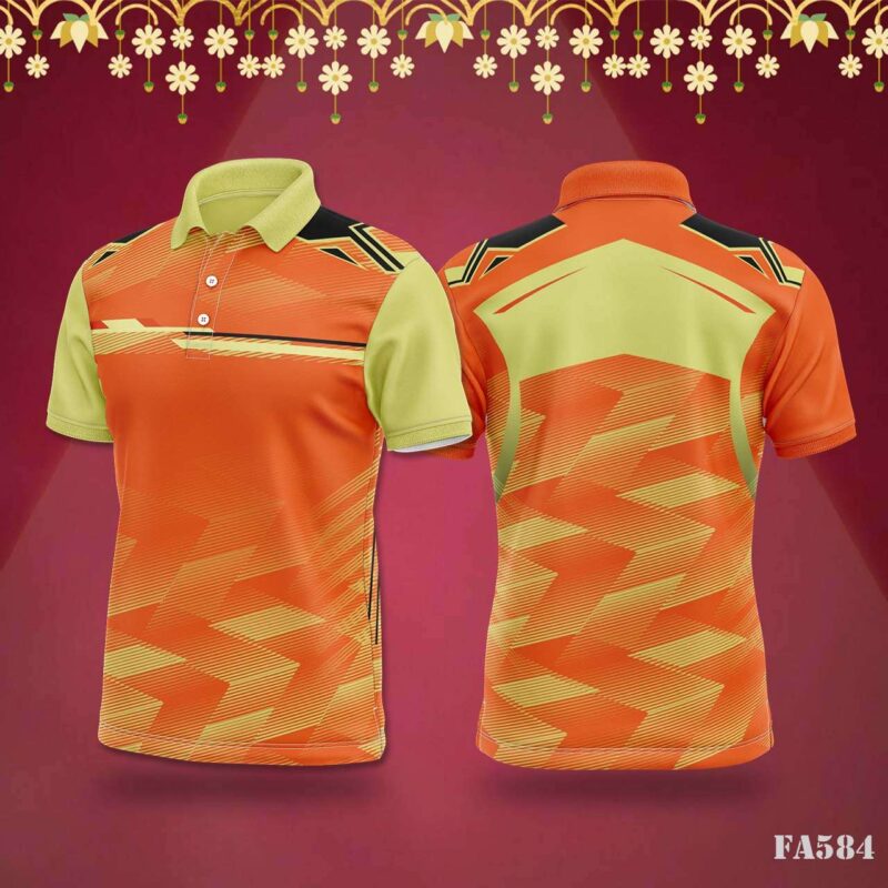 Dynamic Orange Stripe Jersey