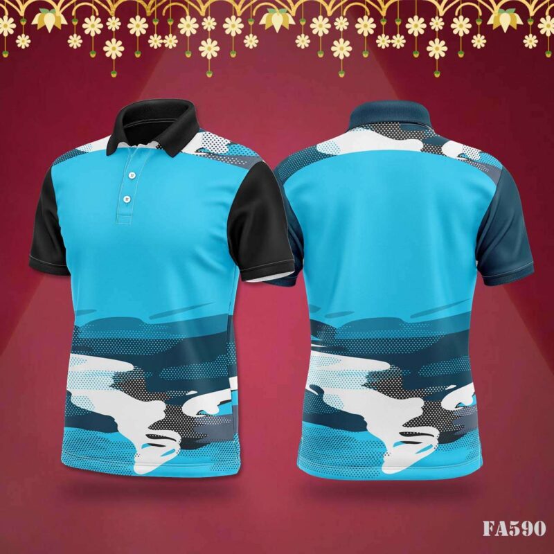 Aquatic Camouflage Dot Jersey