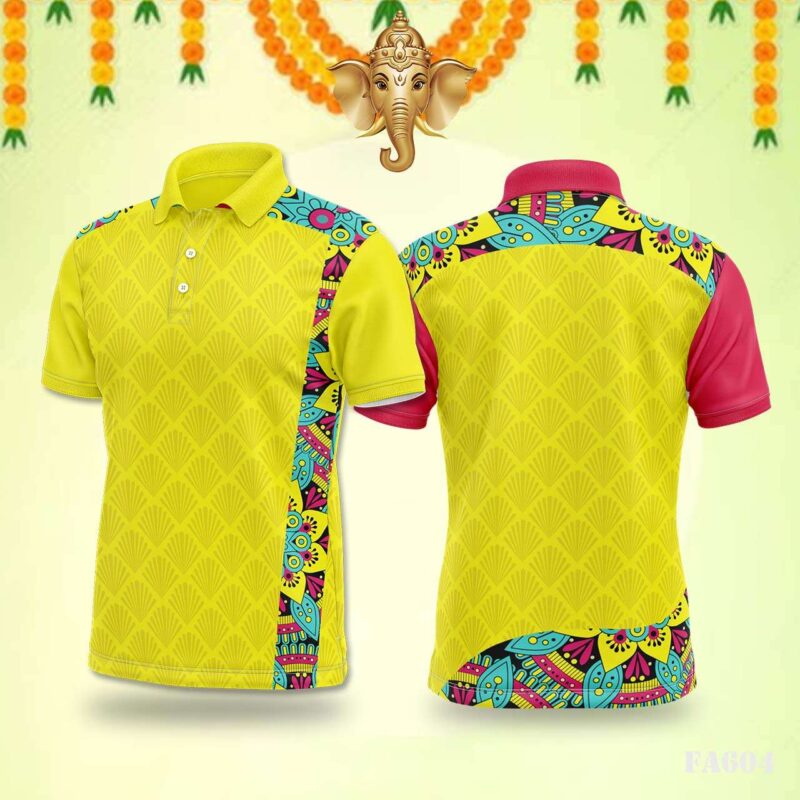 Vibrant Floral Border Jersey