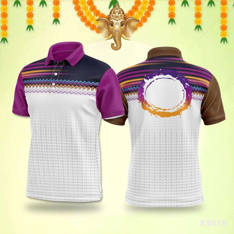 Pixelated Waves Tribal Festival Jersey